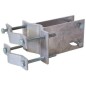 Technisat An-Rohr-Fitting Silver Metal